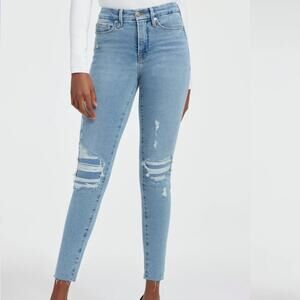 Good American Good Legs Skinny Cropped Jeans